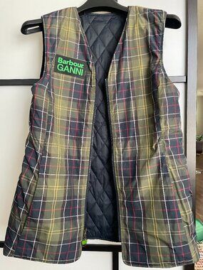 GANNI X BARBOUR reversible vest - US8 Like NEW!